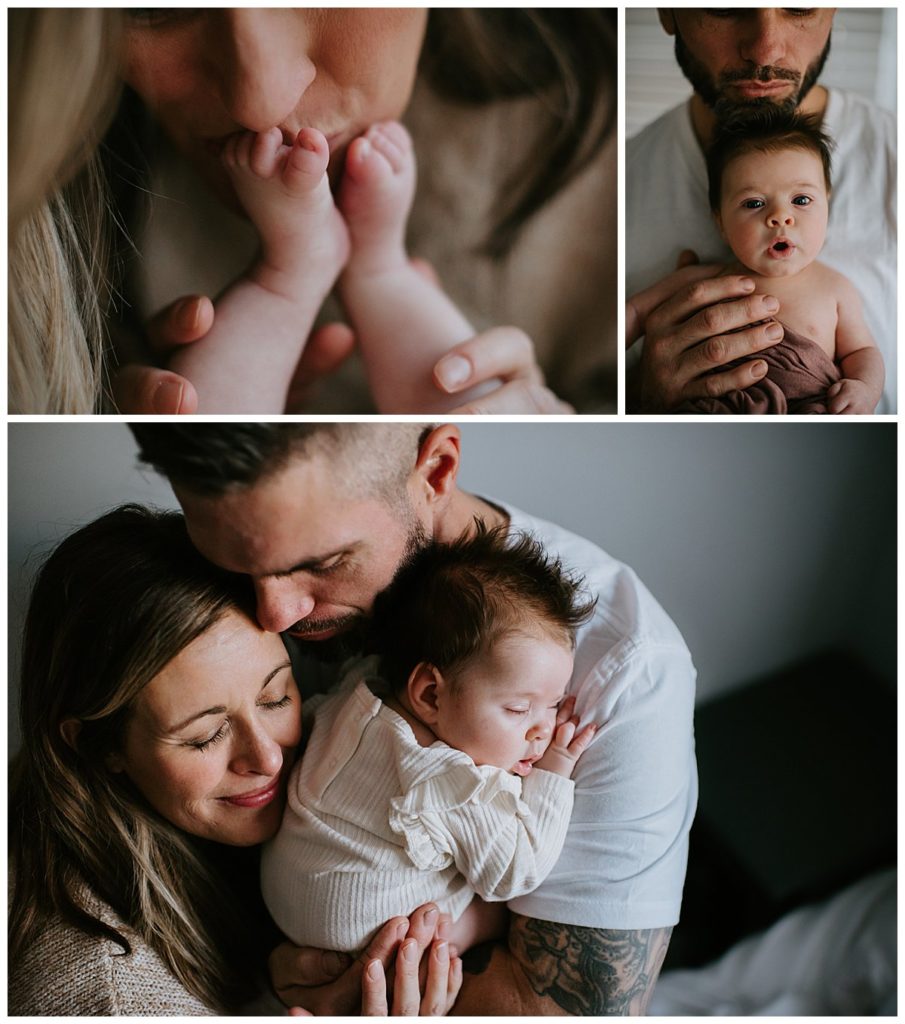 Indoor Newborn Family Photography Session