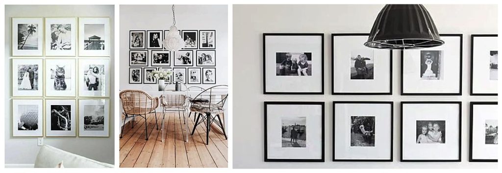 Black and White Wall Gallery Printed Photography