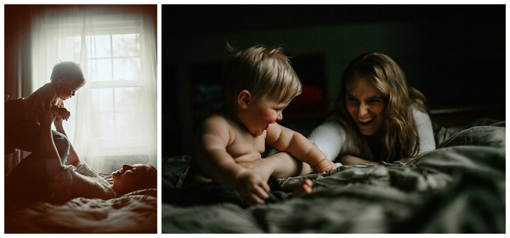 a mother playing with her baby is one of Three Reasons to hire a Photographer
