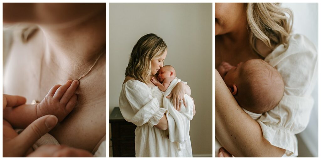 Philadelphia Newborn Photography a mother and her baby