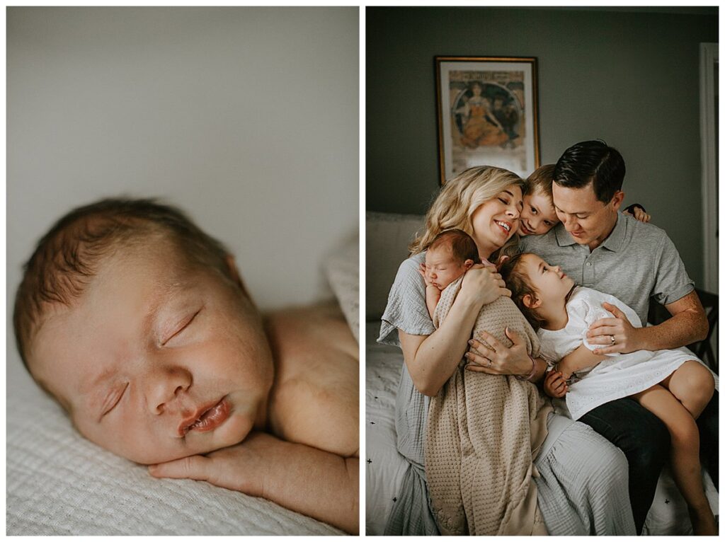 Family of Five Newborn Photography