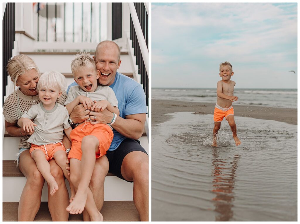 Fun family Beach photos OCNJ