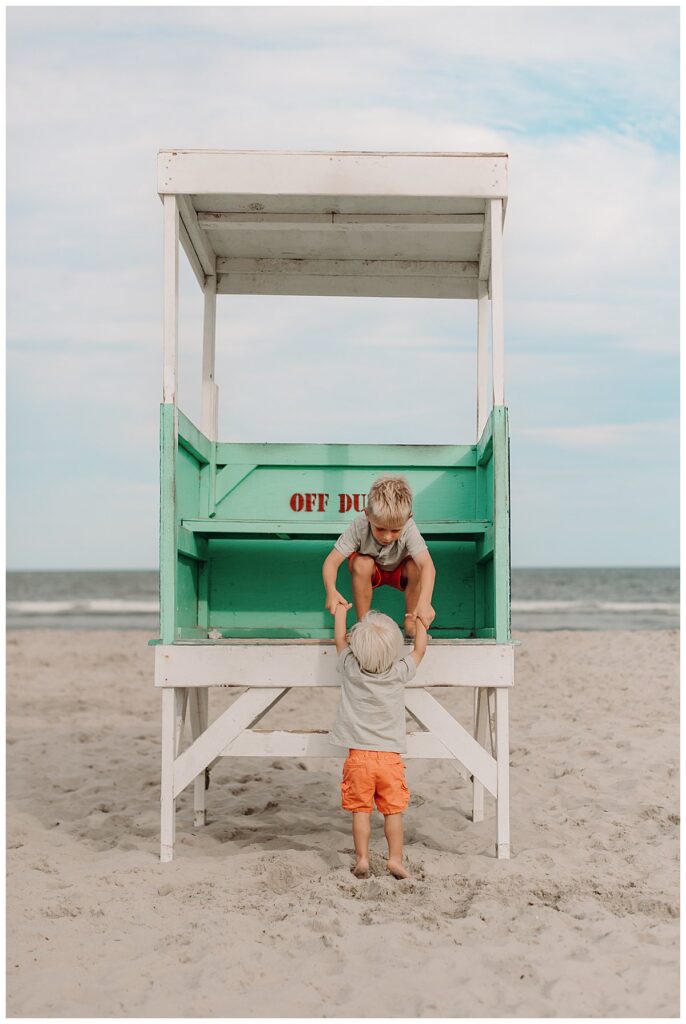 Fun family Beach photos OCNJ