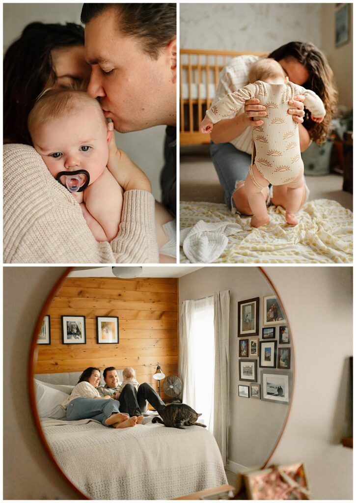 Six month old and his parents