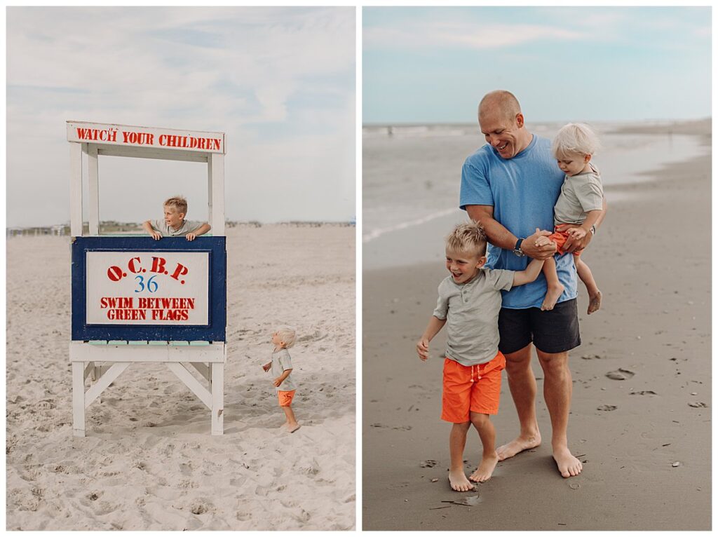 Family Photos at Ocean City New Jersey Fun family photography at the beach with your kids in OCNJ